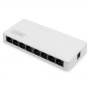 Digitus | 8-Port Gigabit Ethernet Switch | DN-80064-1 | Unmanaged | Desktop | 1 Gbps (RJ-45) ports quantity | 10 Gbps (RJ-45) po - 6
